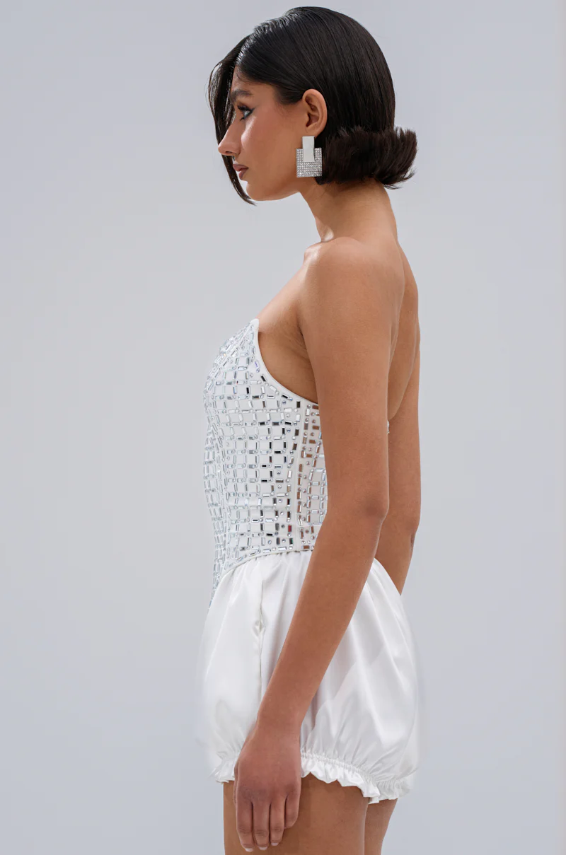 WHITE HOT EMBELLISHED CORSET - Image 5