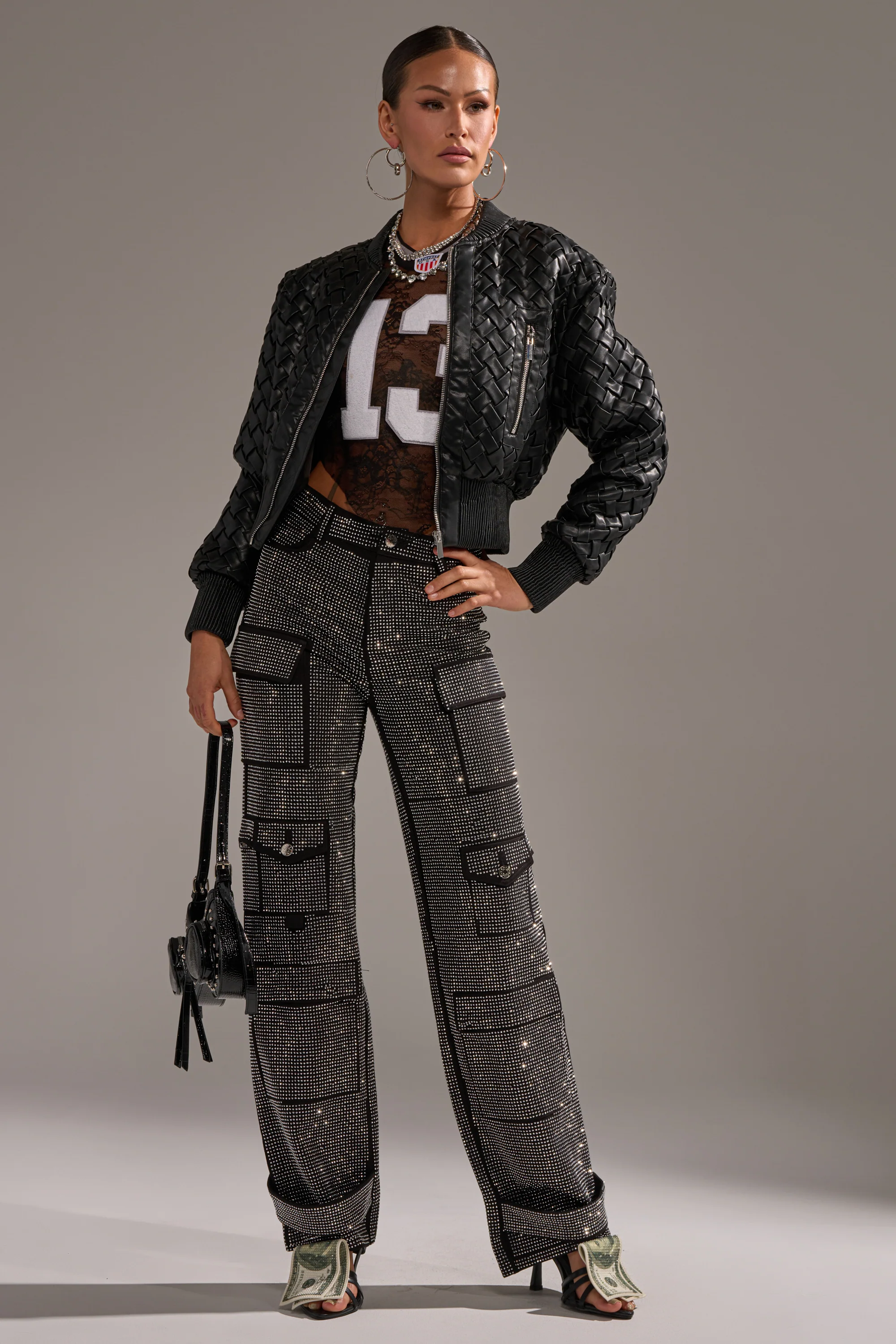 WICKER PARK WOVEN BOMBER - Image 7