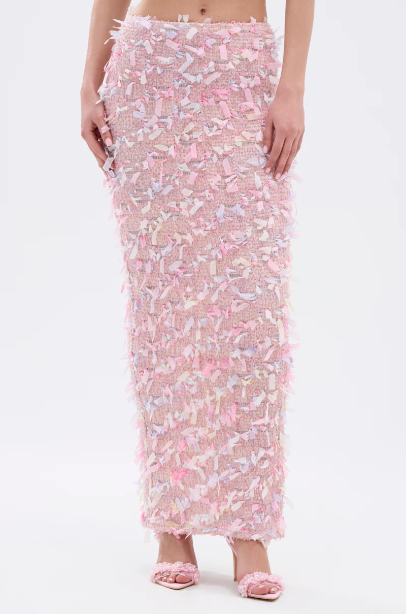 WILD AND FREE FRINGE MAXI SKIRT - Image 3