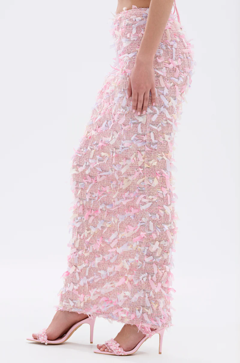 WILD AND FREE FRINGE MAXI SKIRT - Image 4