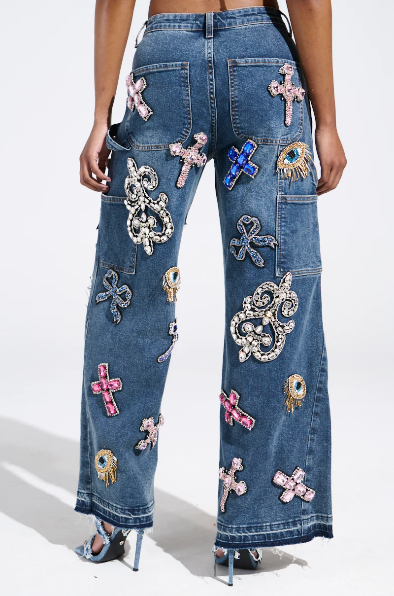 WILD AND FREE RHINESTONE DENIM - Image 7