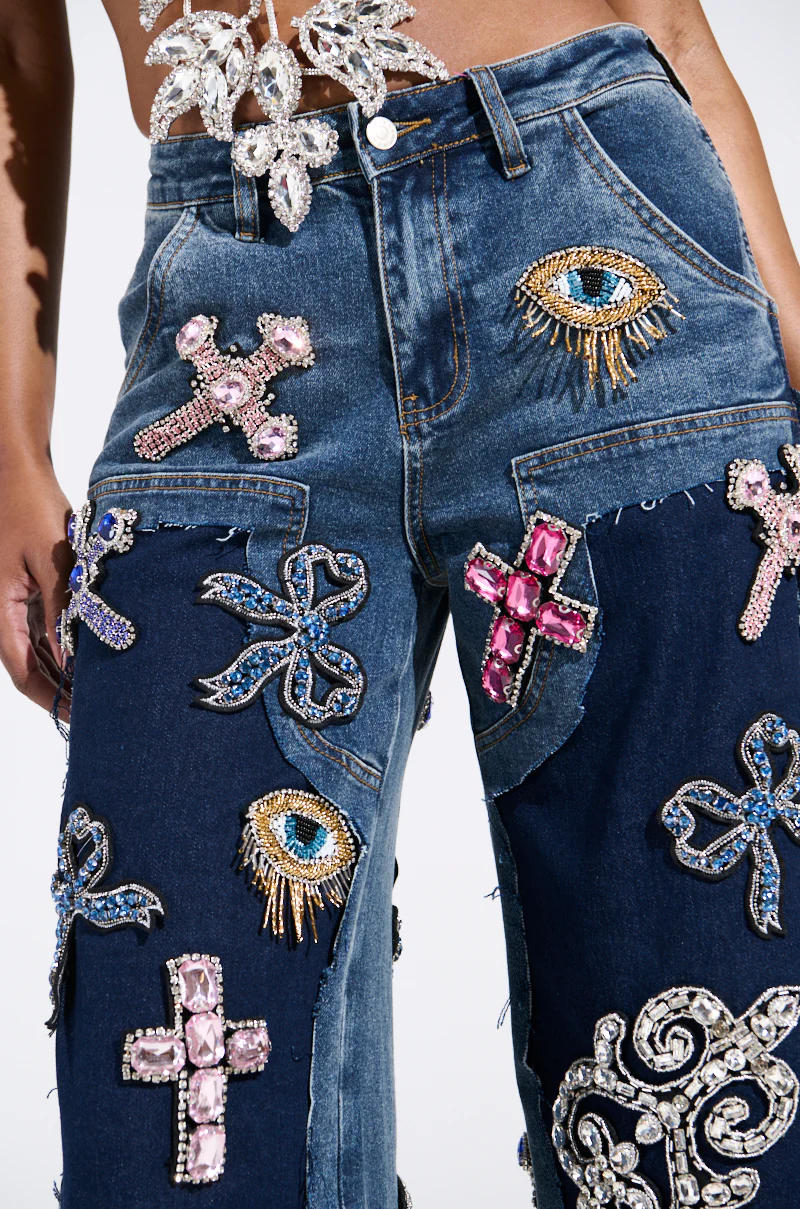 WILD AND FREE RHINESTONE DENIM - Image 9