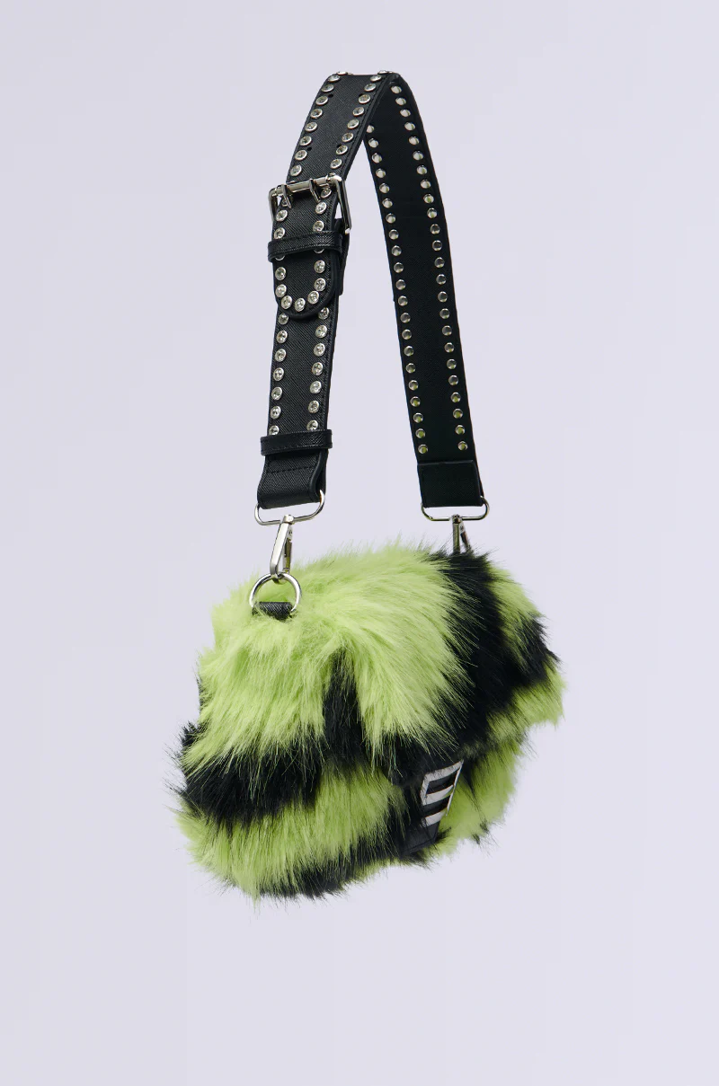 WILD DREAMS ZEBRA FAUX FUR PURSE - Image 3