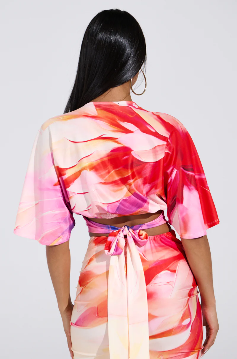 WILD FIRE FLORAL BLOUSE - Image 4