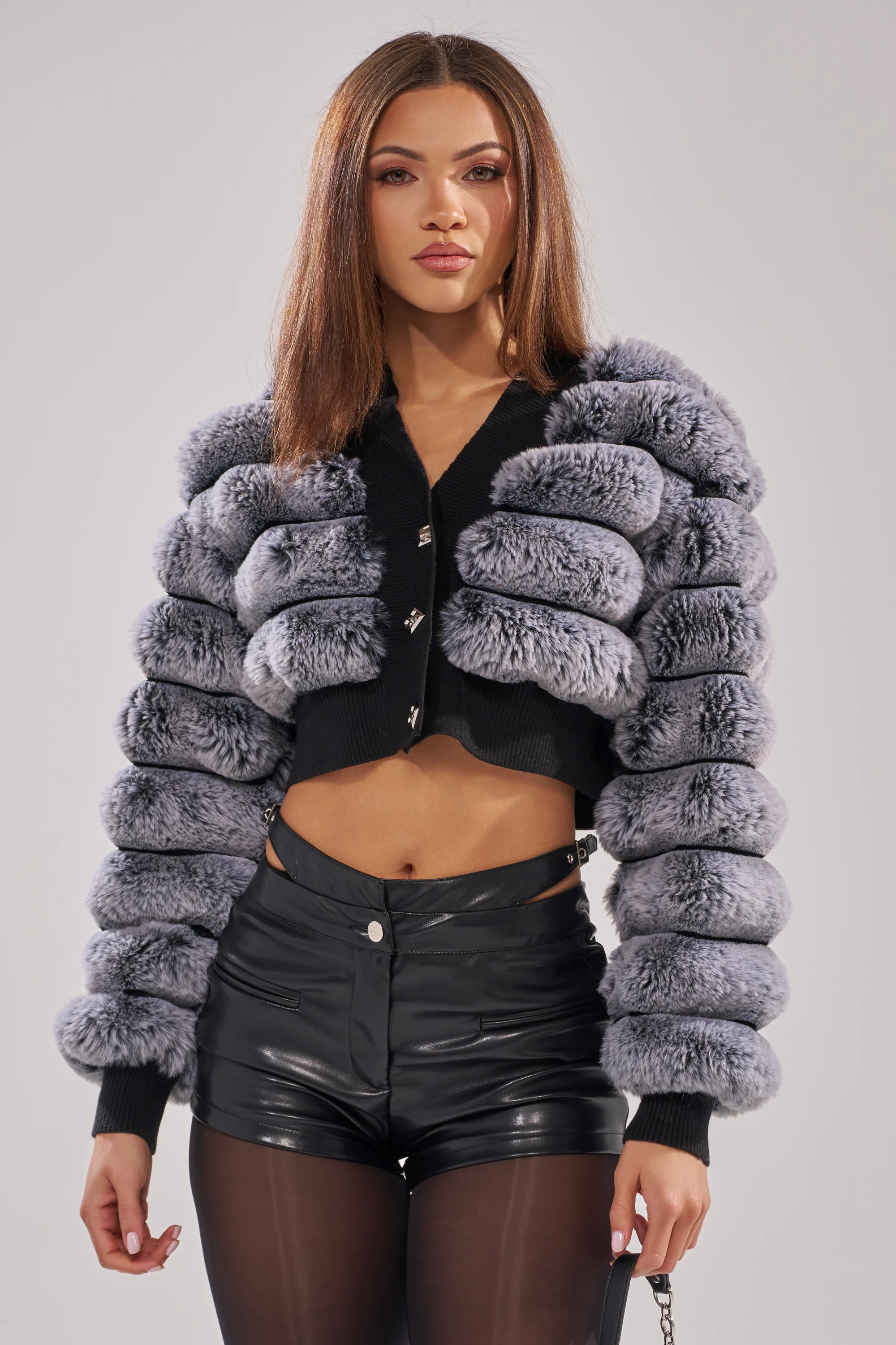 WILD HEART FAUX FUR CARDIGAN - Image 2