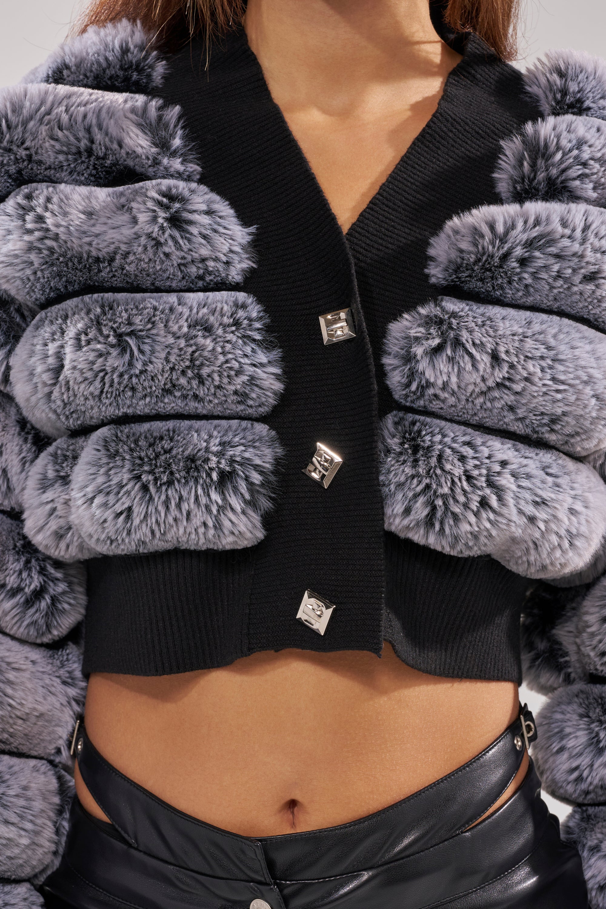 WILD HEART FAUX FUR CARDIGAN - Image 6