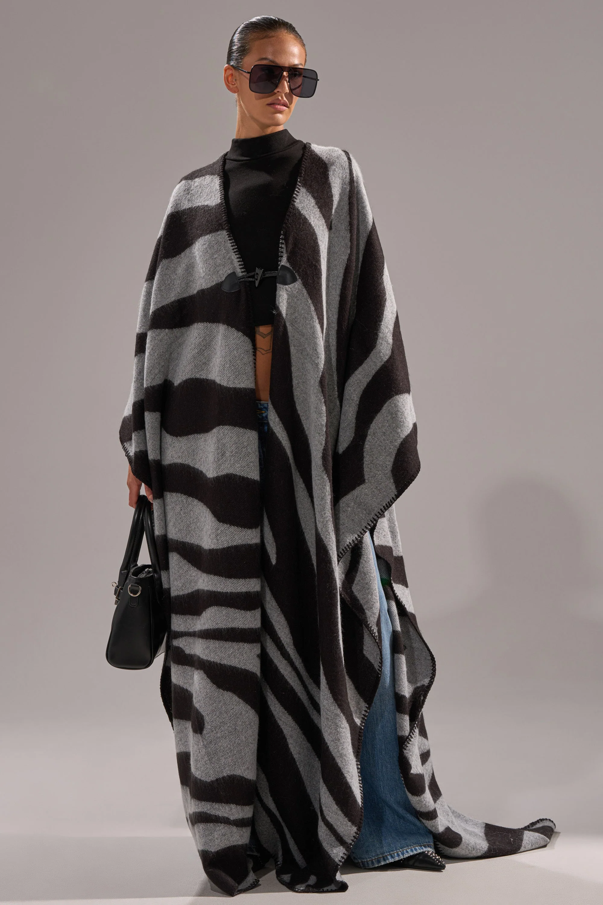 WILD ONE KNIT MAXI PONCHO - Image 5