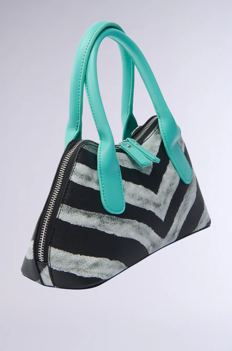 WILD ONE ZEBRA PU PURSE - Image 3