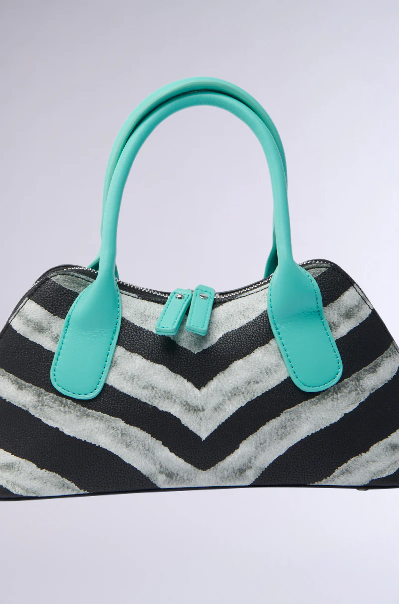 WILD ONE ZEBRA PU PURSE - Image 5