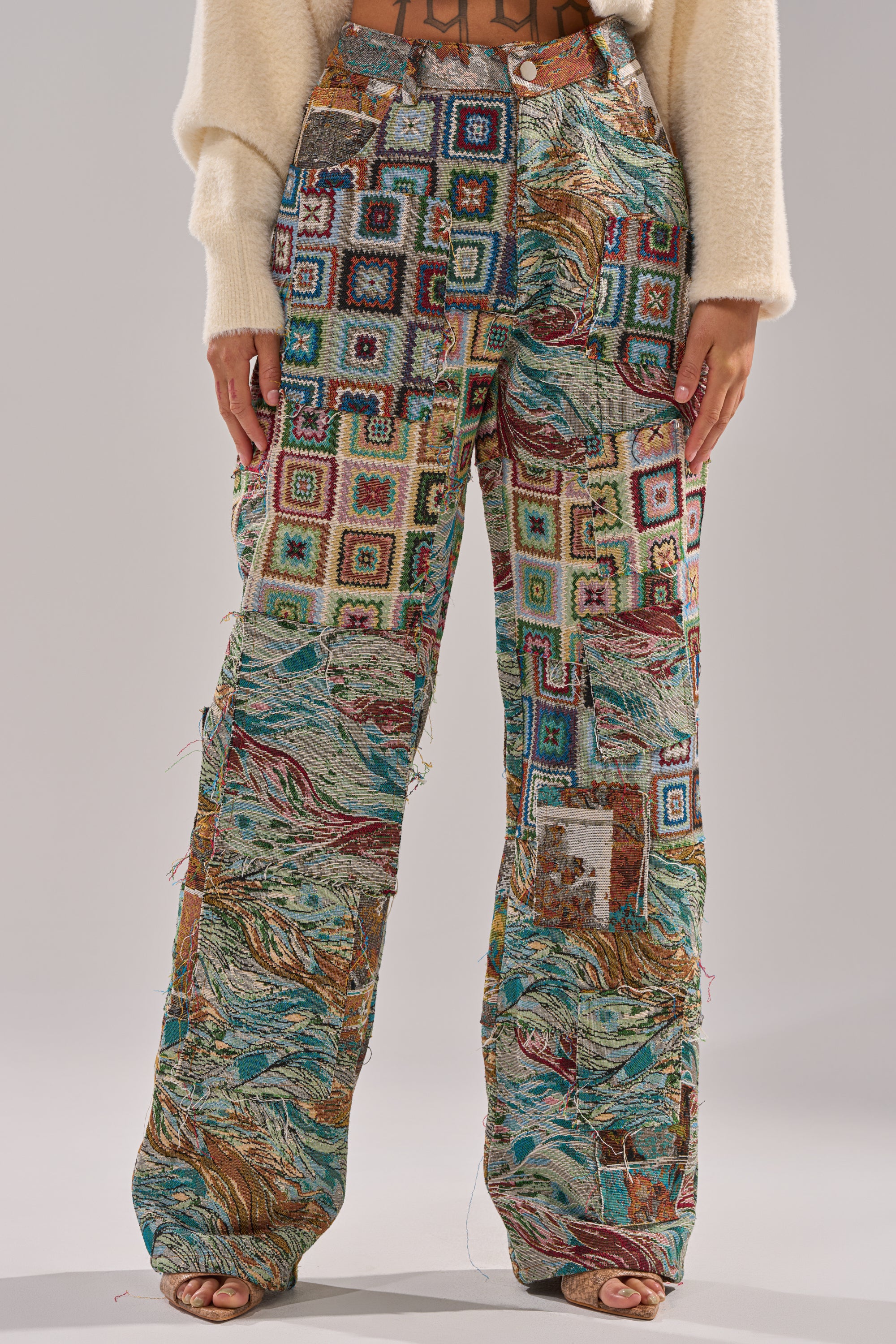 WILD PATCHWORK TROUSER - Image 2