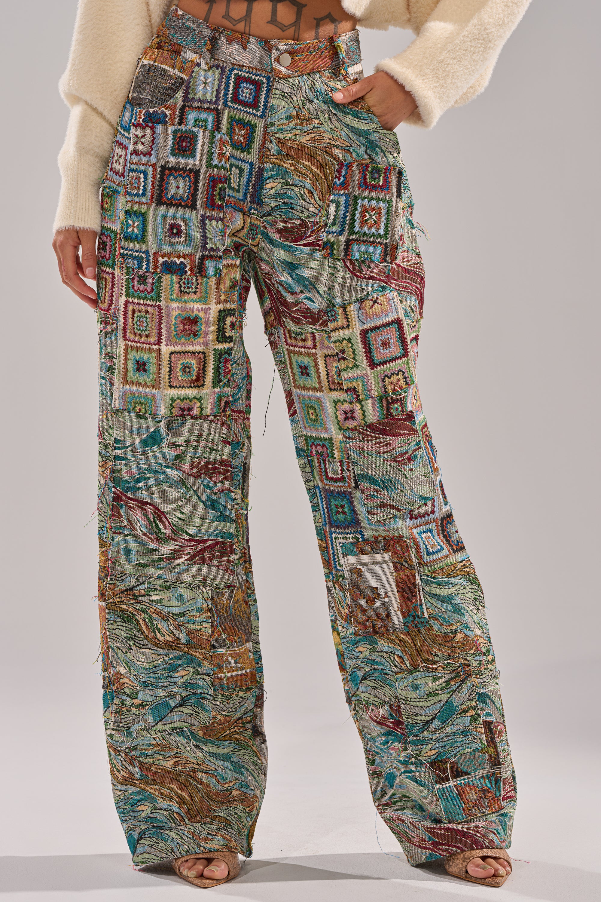 WILD PATCHWORK TROUSER - Image 3