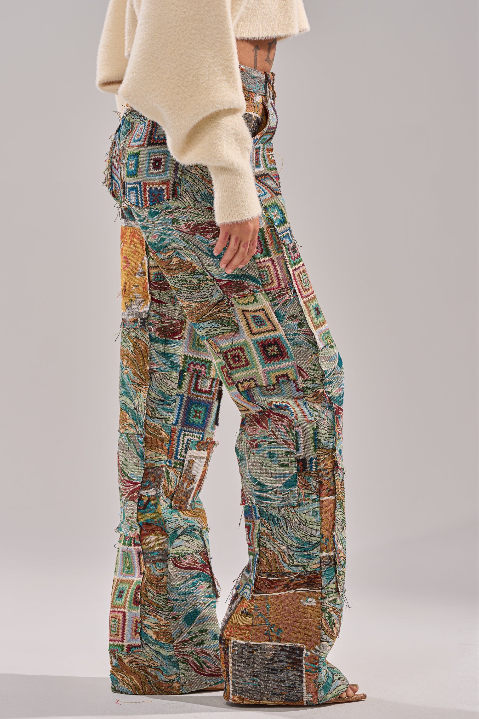 WILD PATCHWORK TROUSER - Image 4