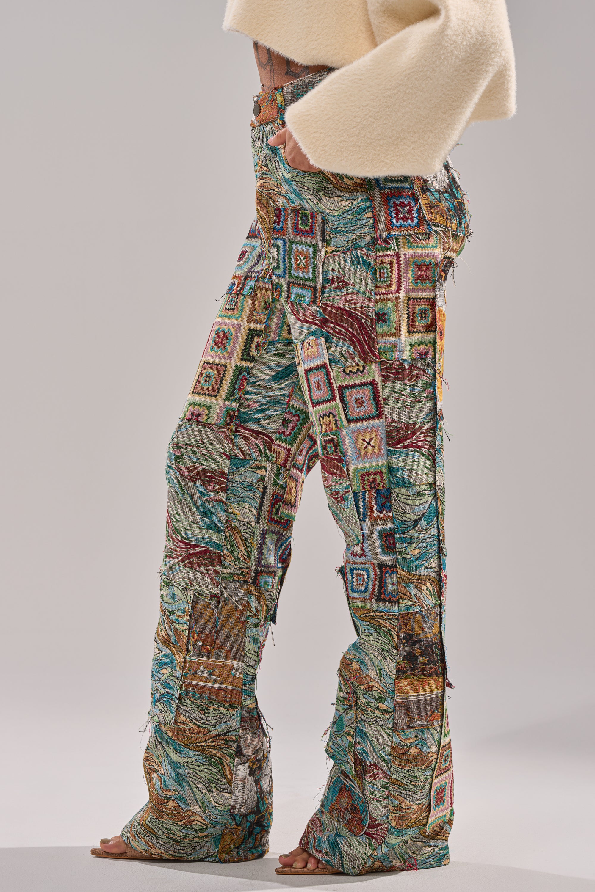 WILD PATCHWORK TROUSER - Image 5