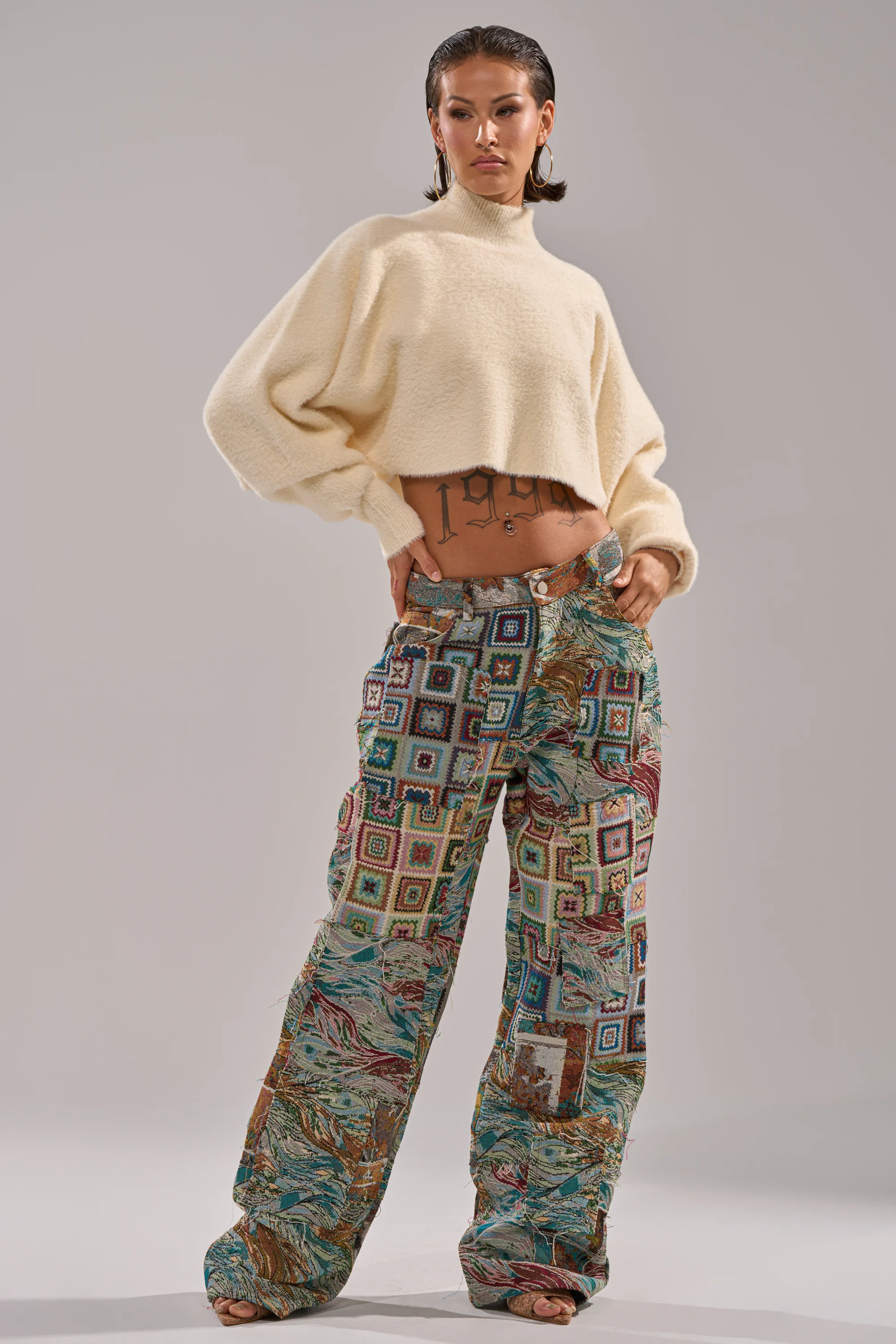 WILD PATCHWORK TROUSER - Image 7