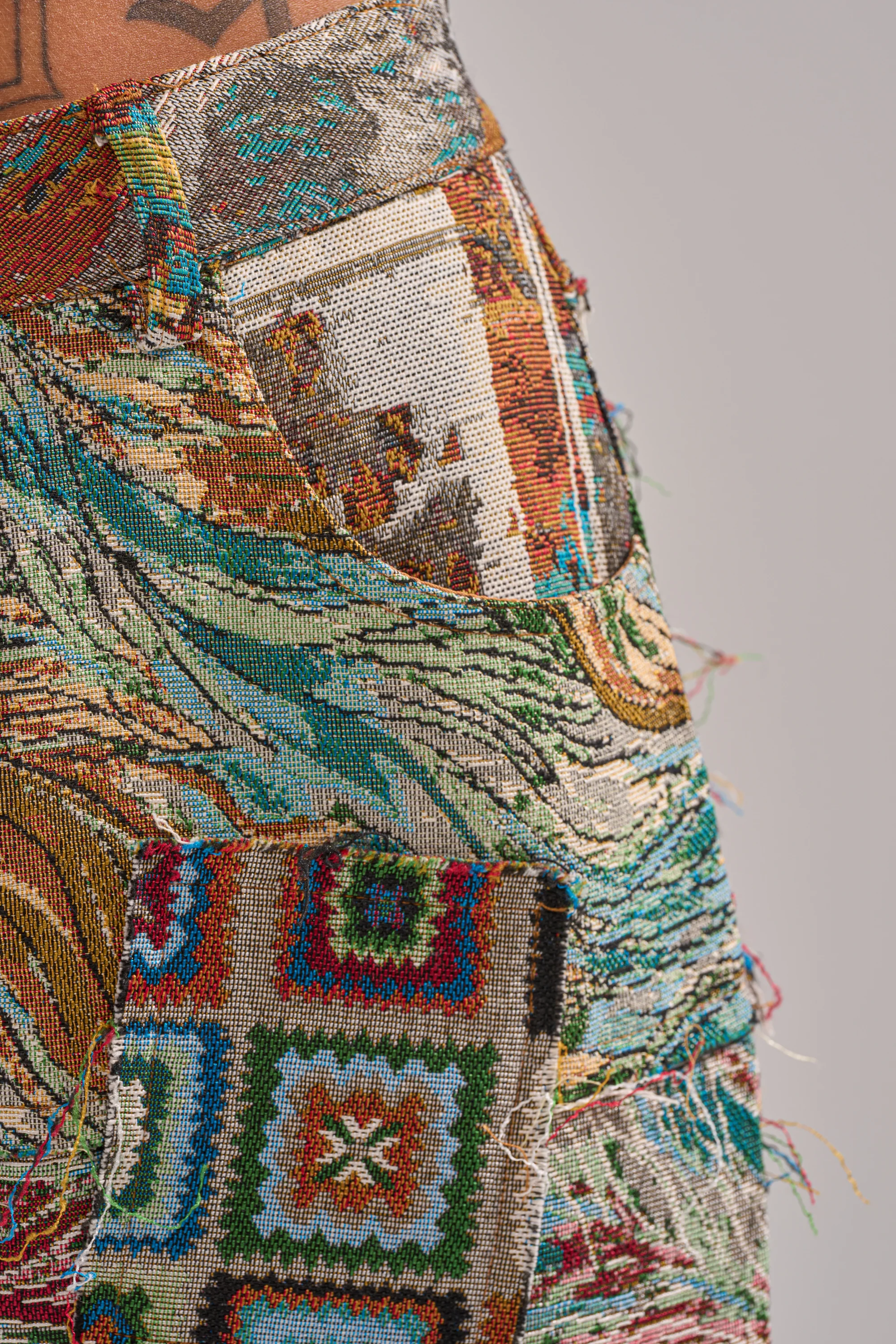 WILD PATCHWORK TROUSER - Image 8
