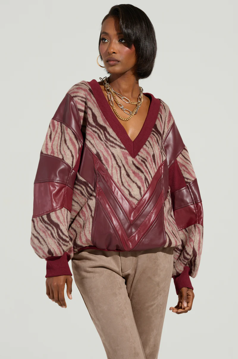 WILD SIDE MIXED MEDIA SWEATSHIRT - Image 2