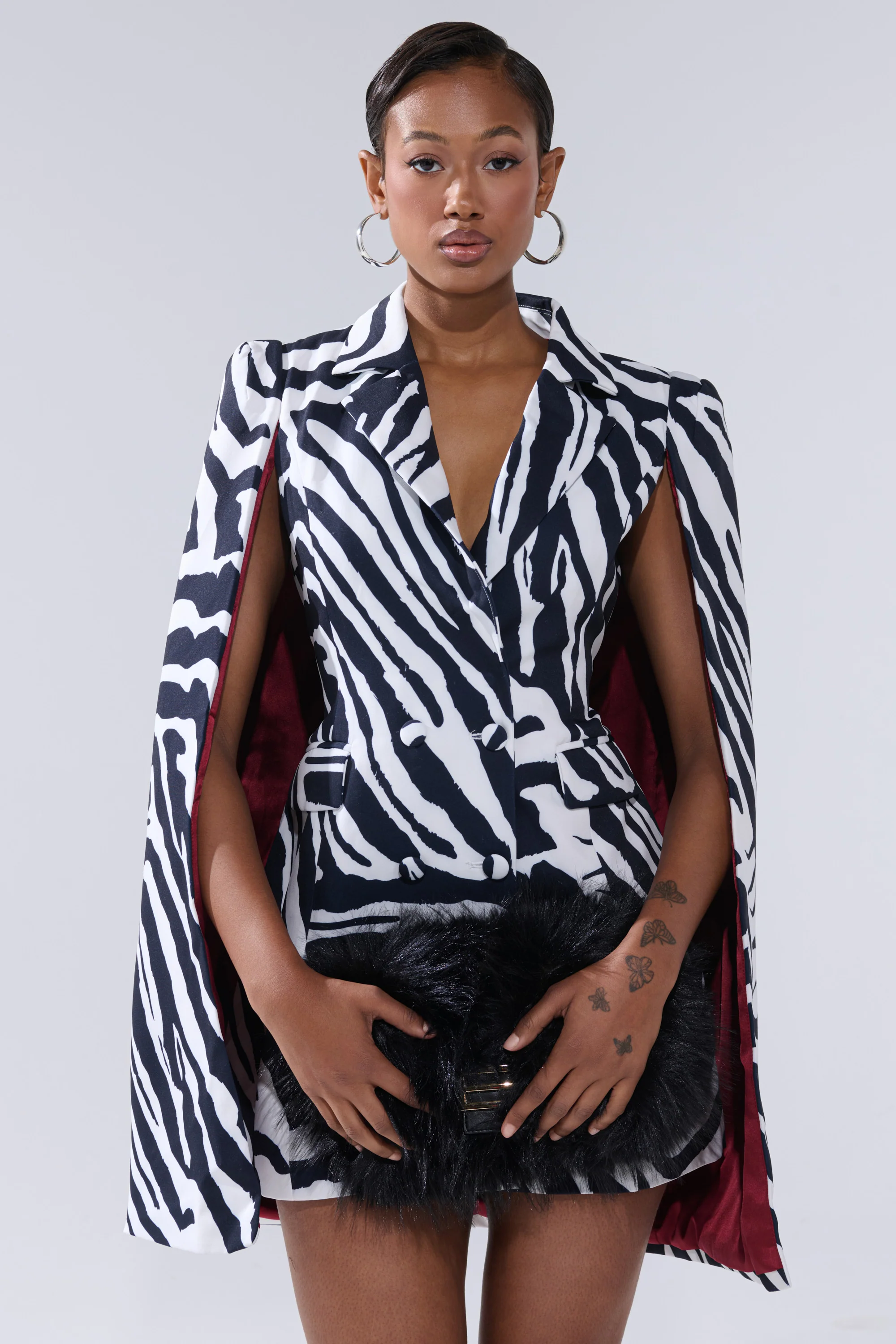 WILD SIDE PRINTED BLAZER DRESS - Image 2