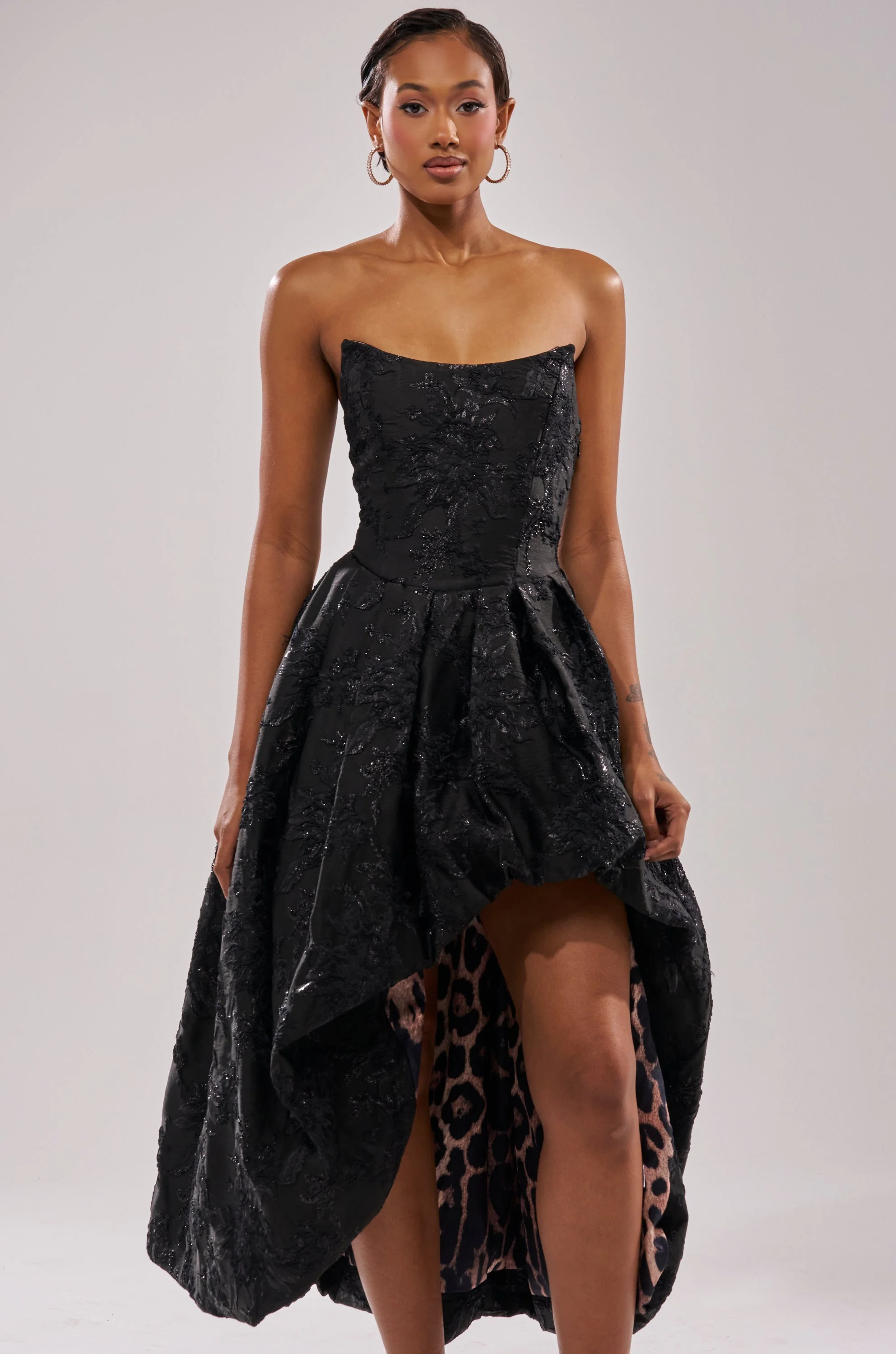 WILD THANG PRINTED HI LOW DRESS - Image 2
