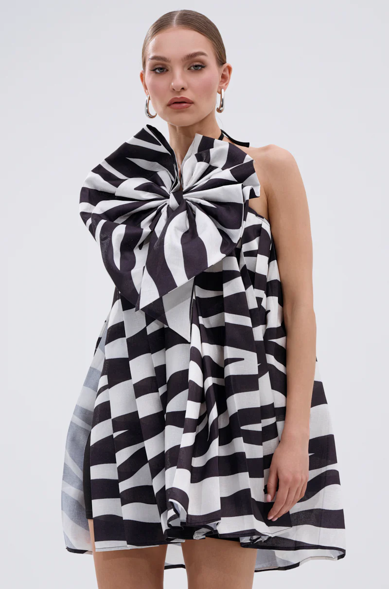 WILD THING BOW FRONT MINI DRESS - Image 2