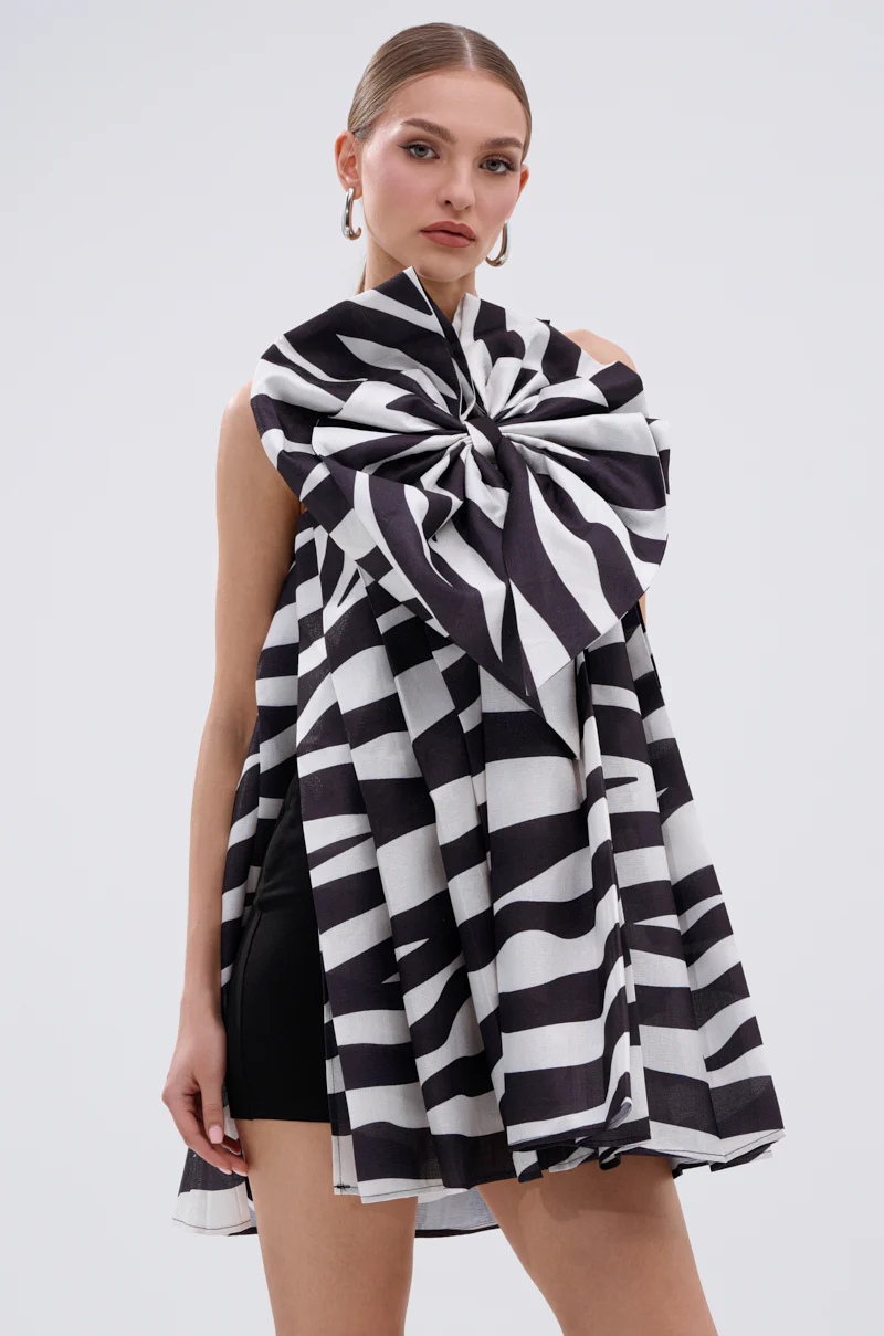 WILD THING BOW FRONT MINI DRESS - Image 3