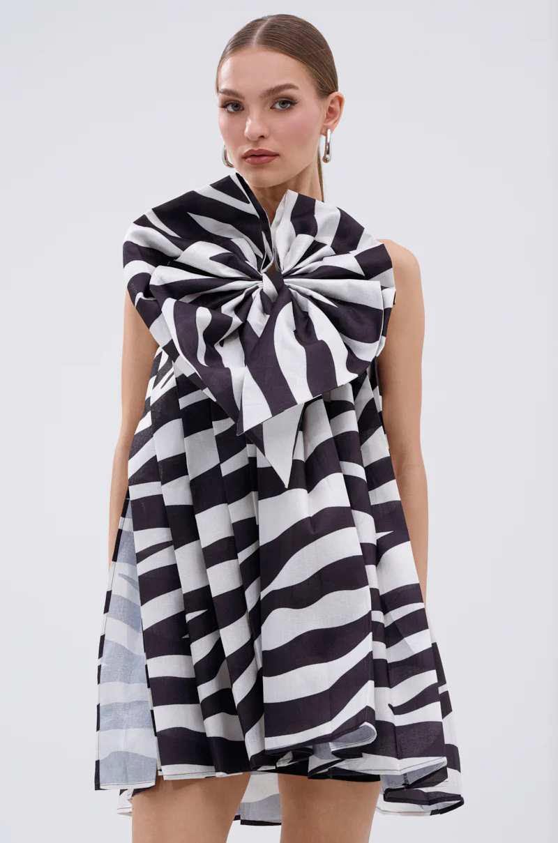WILD THING BOW FRONT MINI DRESS - Image 4
