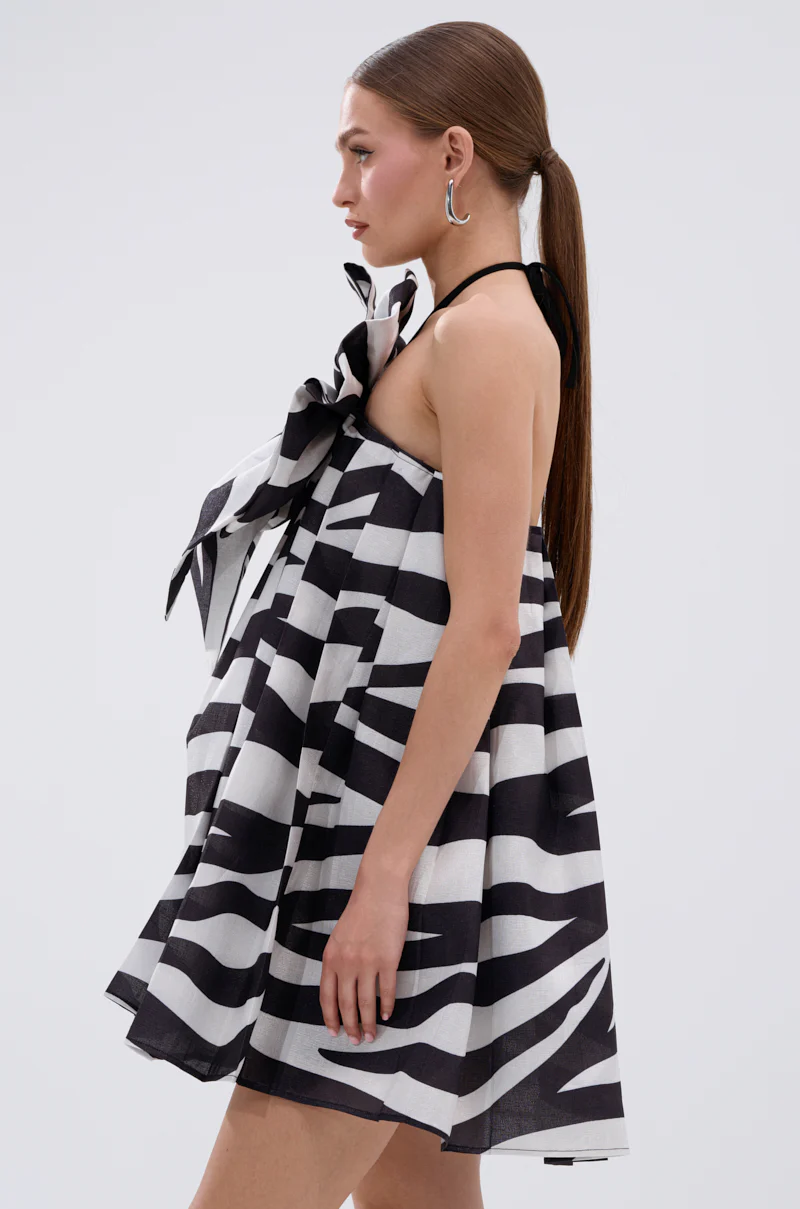 WILD THING BOW FRONT MINI DRESS - Image 5