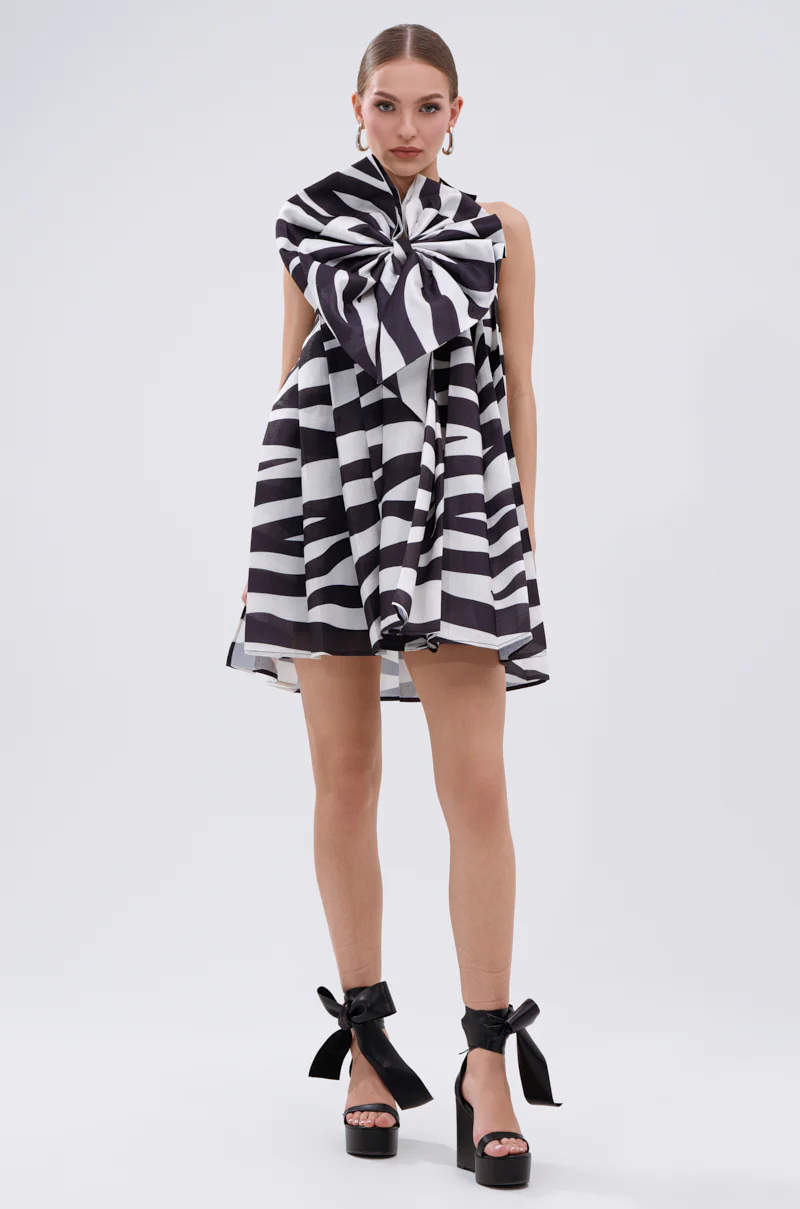 WILD THING BOW FRONT MINI DRESS - Image 8