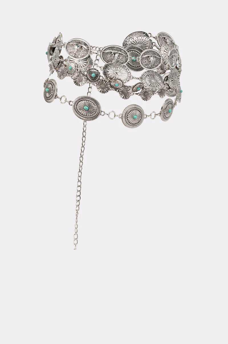 WILD WEST LAYERED CHAIN BELT - Image 3