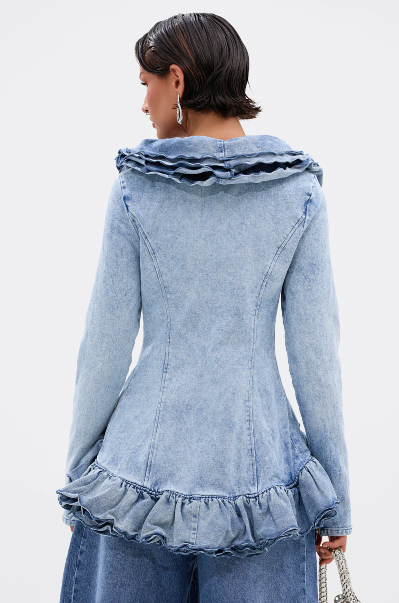 WILD WEST RUFFLE DETAIL BLOUSE - Image 5