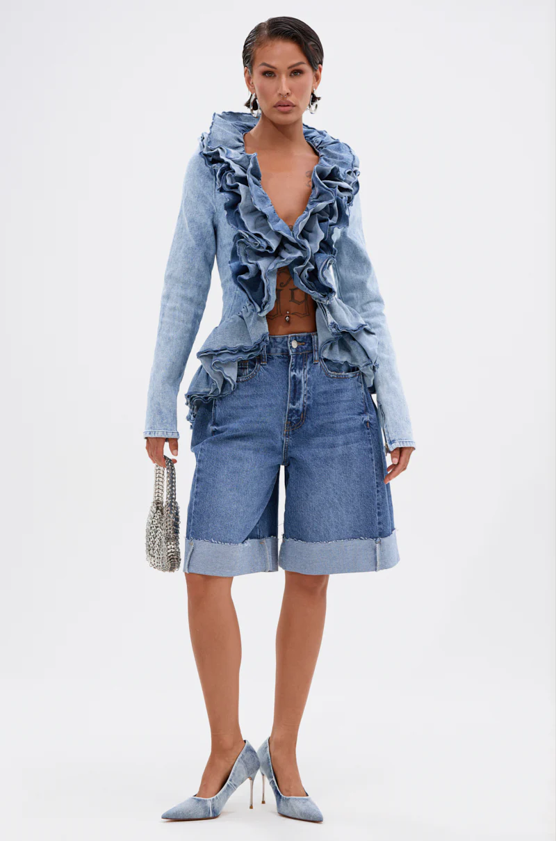 WILD WEST RUFFLE DETAIL BLOUSE - Image 7