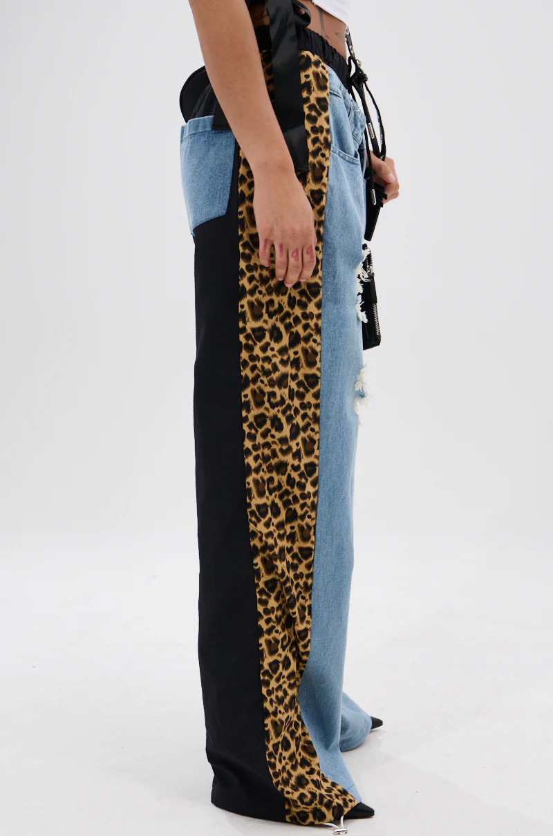 WILDIN' OUT DENIM TRACKPANTS - Image 3