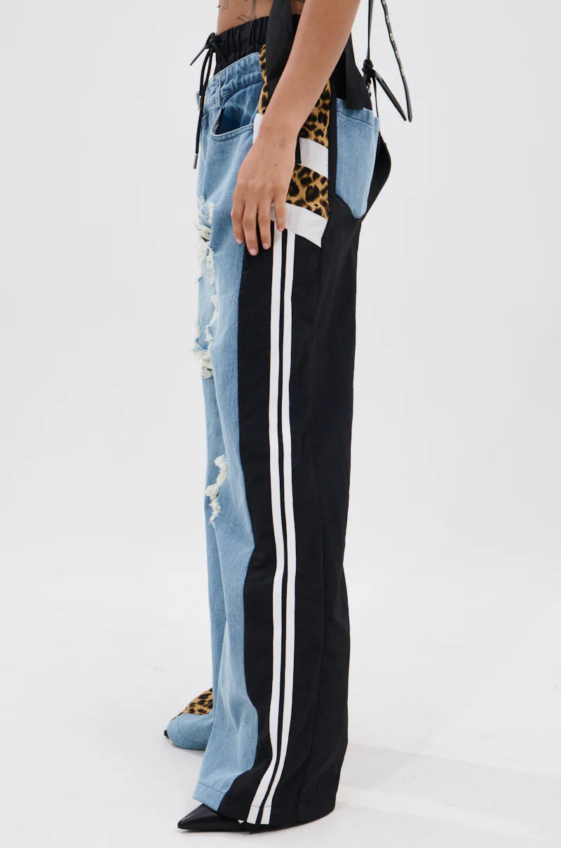 WILDIN' OUT DENIM TRACKPANTS - Image 4