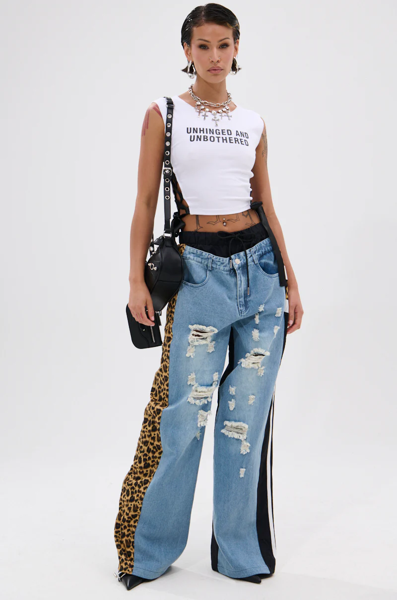 WILDIN' OUT DENIM TRACKPANTS - Image 7