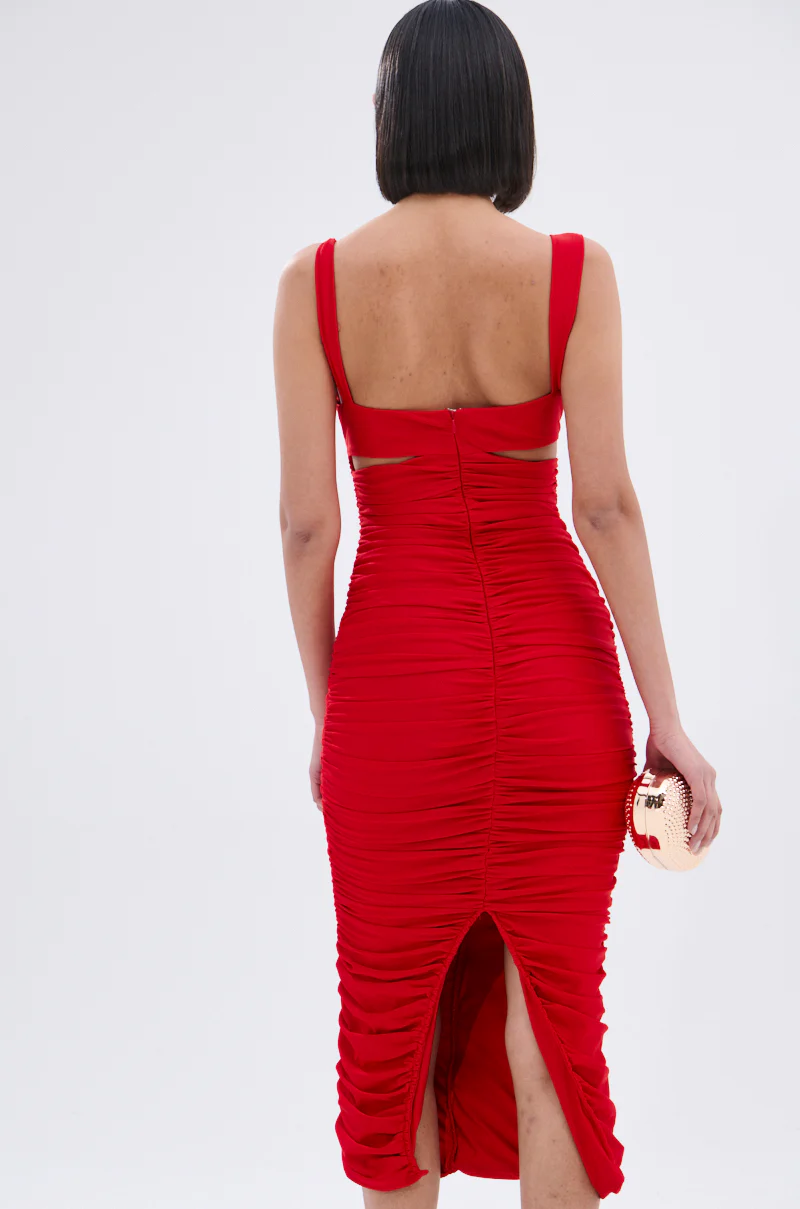 WILL YOU BE MY VALENTINE FLOWER MIDI DRESS - Image 4