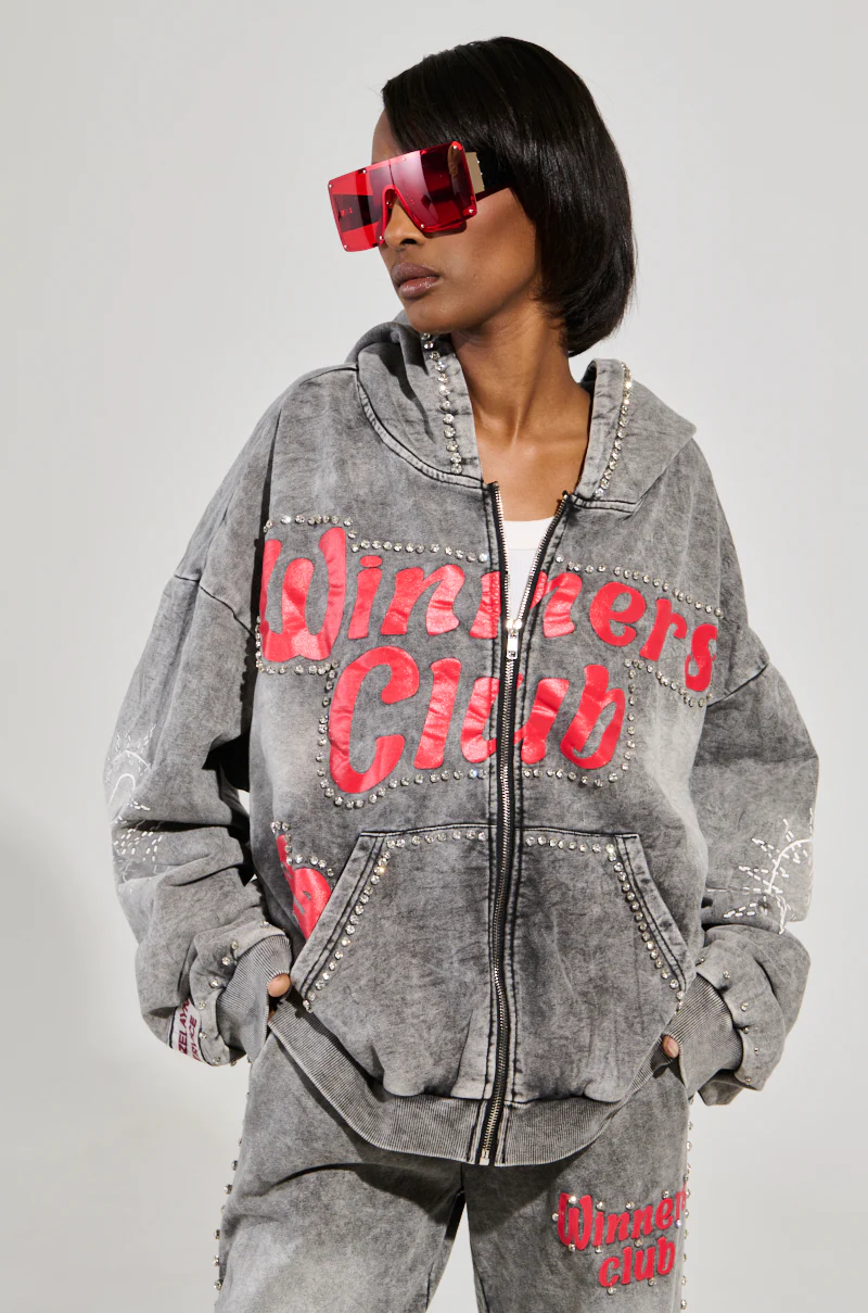 WINNERS CLUB ZIP UP SWEATSHIRT - Image 3