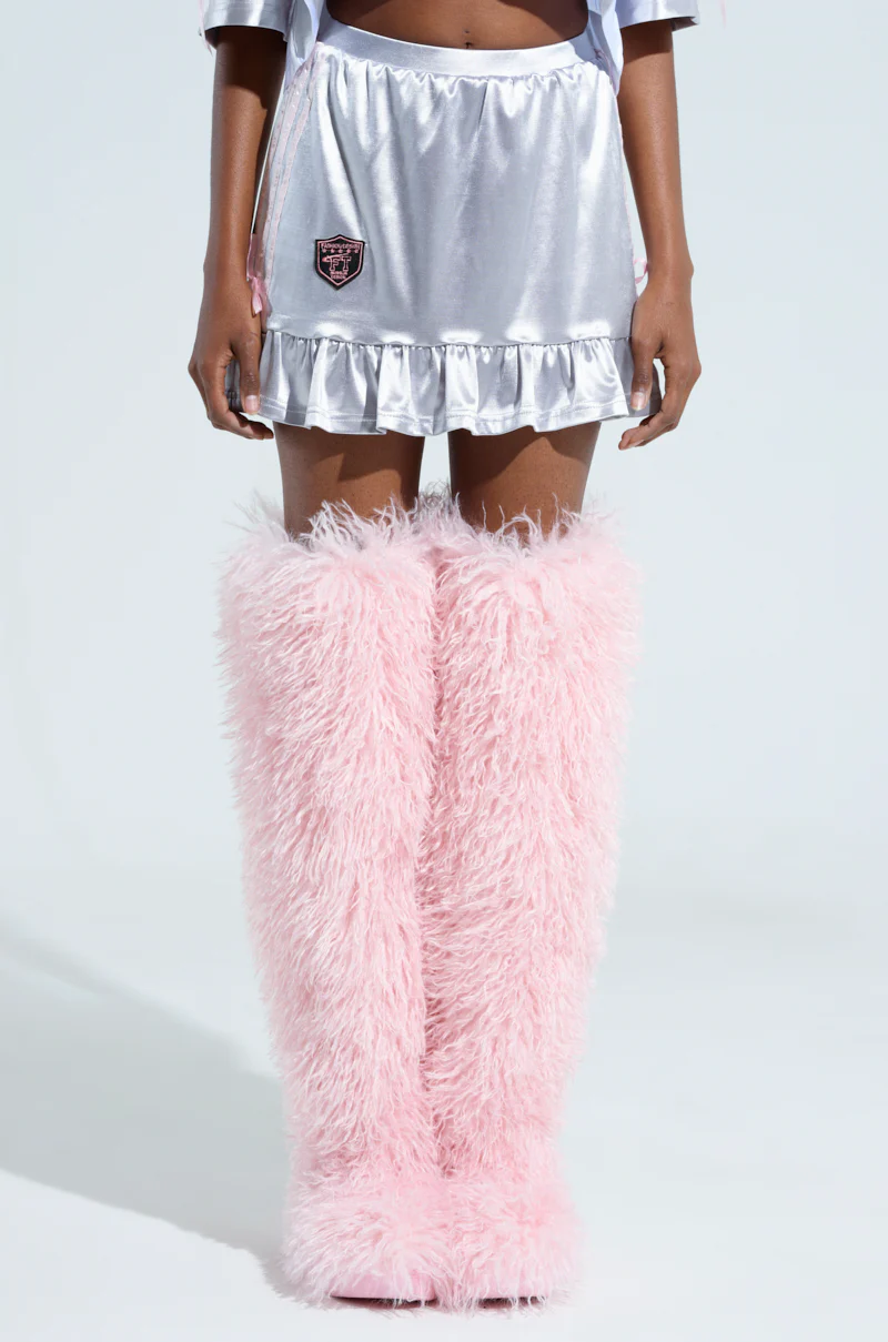 WINNING MINI SKIRT IN SILVER - Image 2