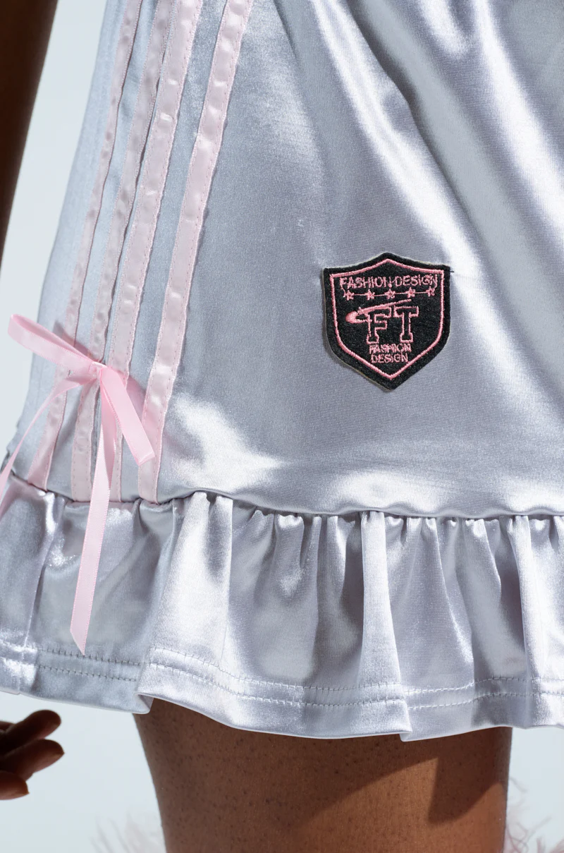 WINNING MINI SKIRT IN SILVER - Image 8