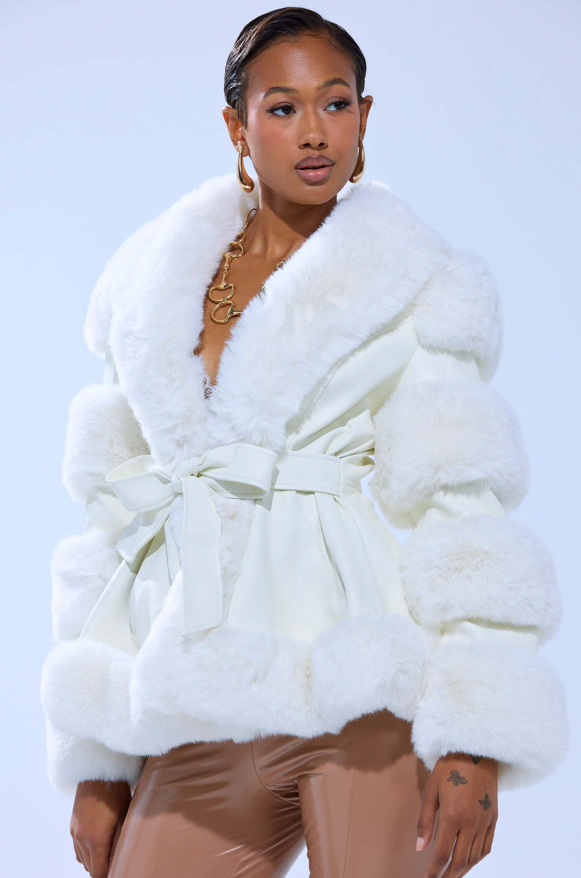 WINTER WONDERLAND FUR TRIM MOTO - Image 2