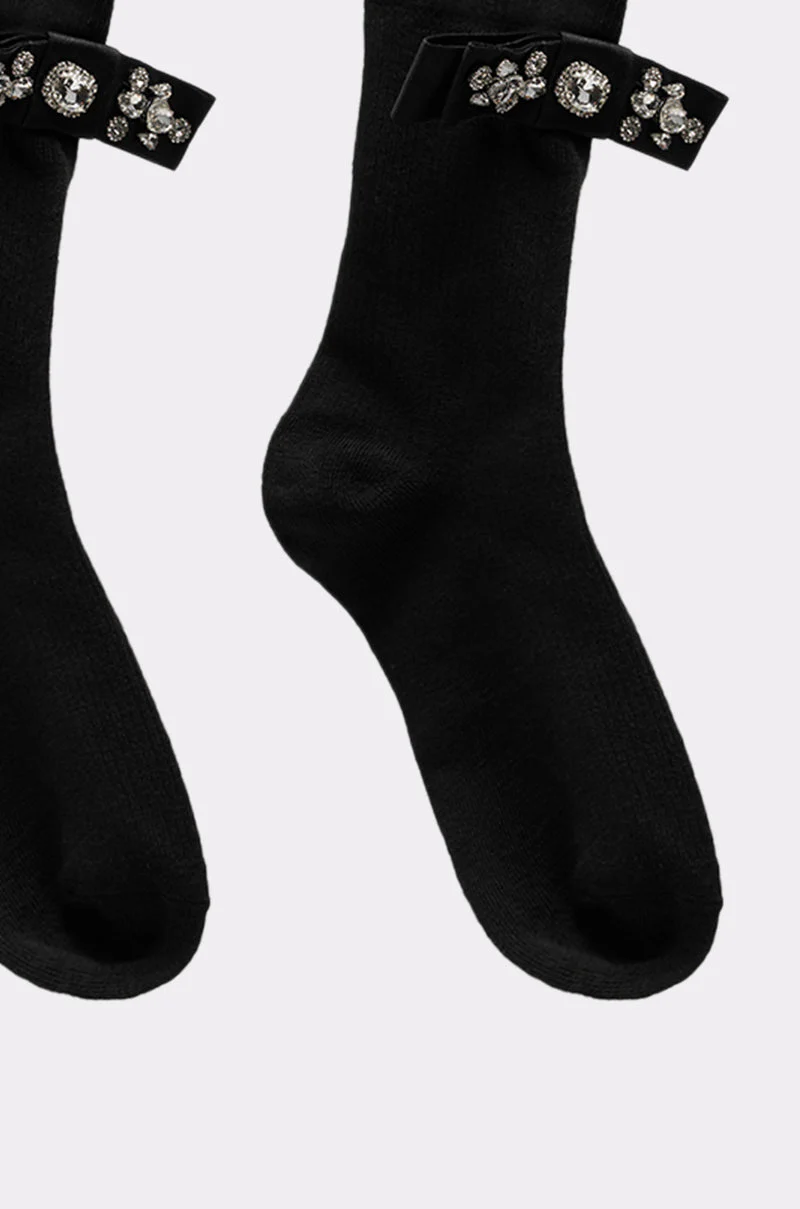 WITH A PUMP EMBELLISHED SOCKS - Image 3