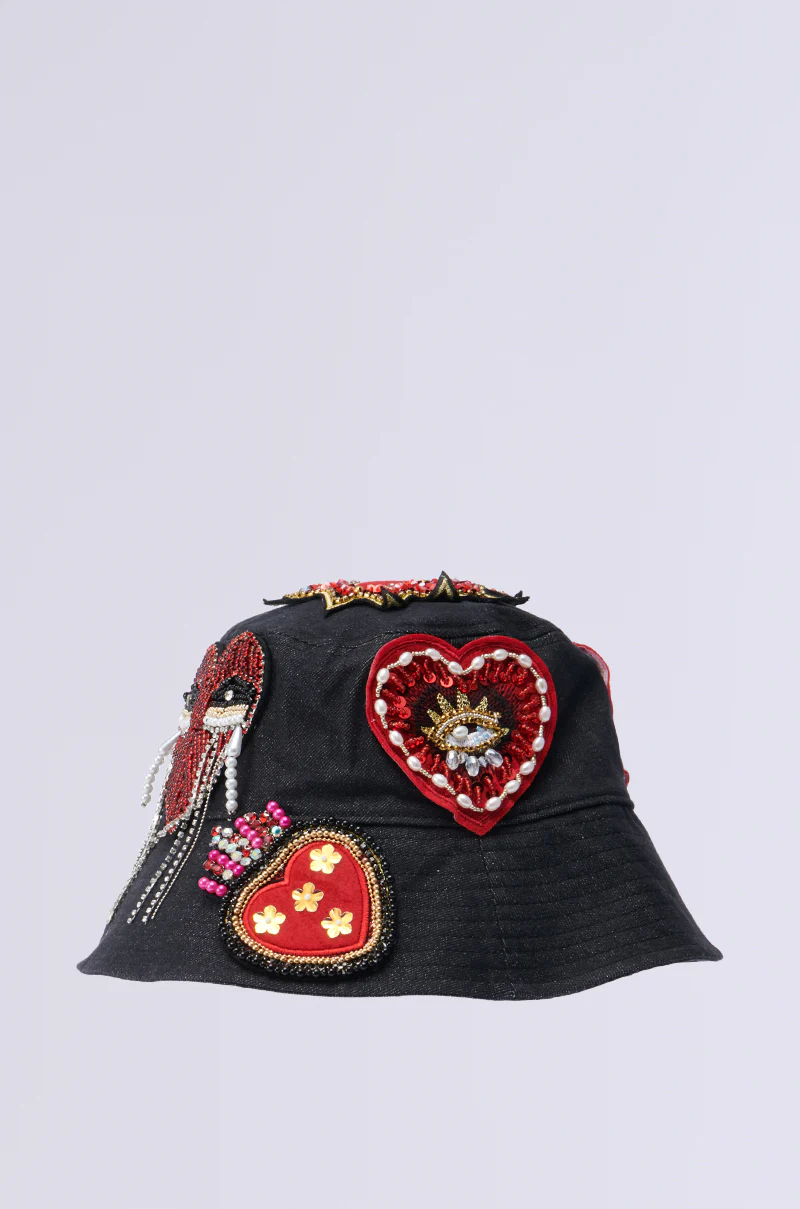 WITH LOVE PATCH BUCKET HAT - Image 5