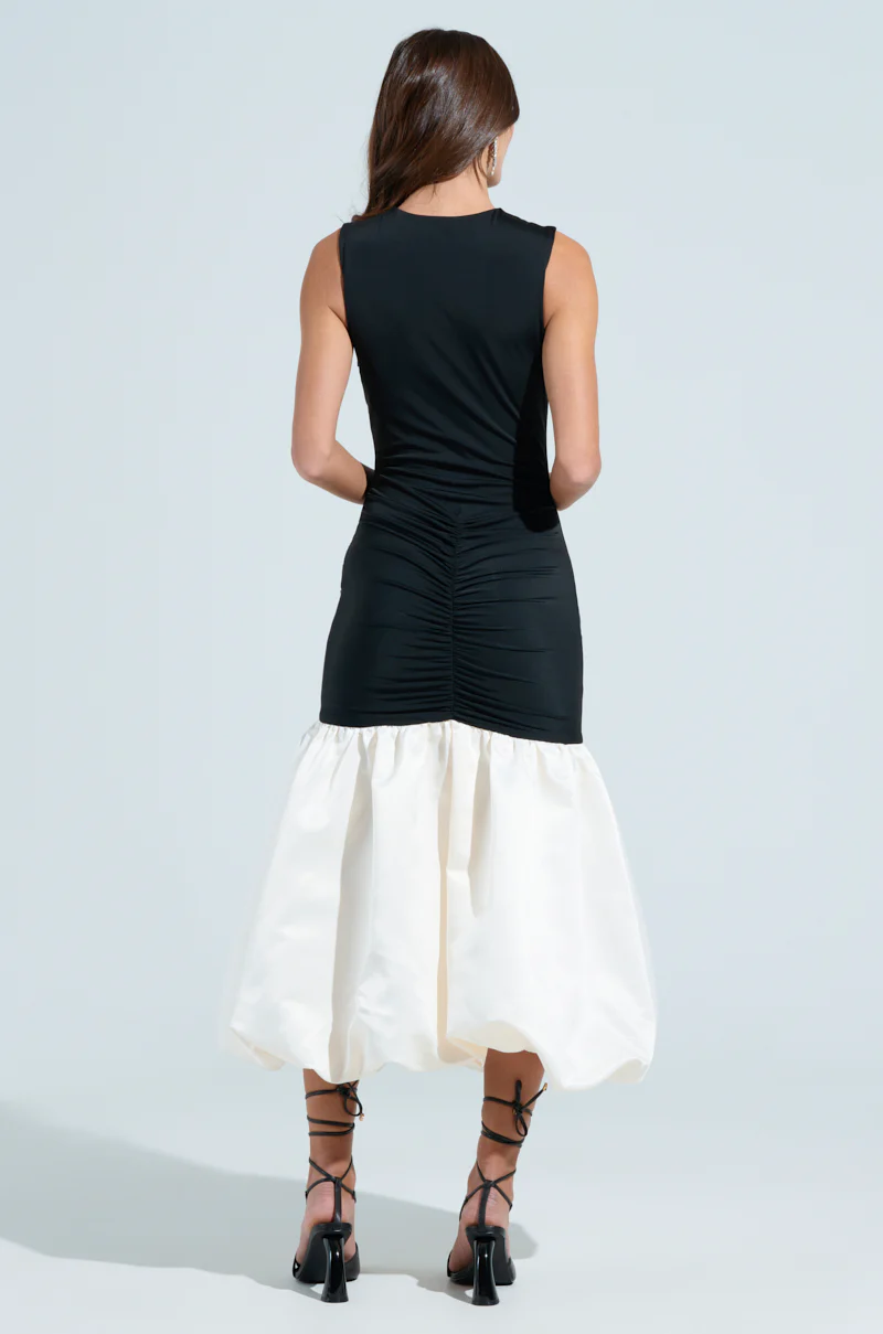 WITH THE TRENDS BUBBLE MIDI DRESS - Image 6