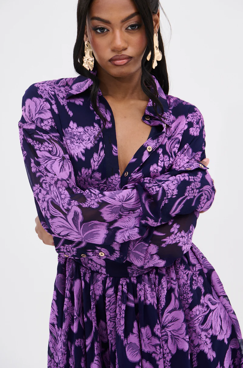 WOMAN OF THE HOUR PRINTED MINI DRESS - Image 10