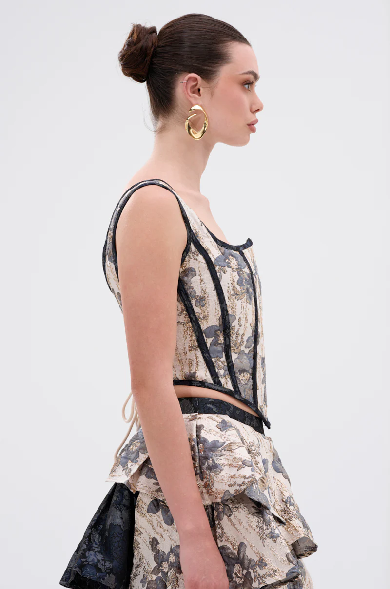 WON'T STOP MOVING BROCADE CORSET - Image 4