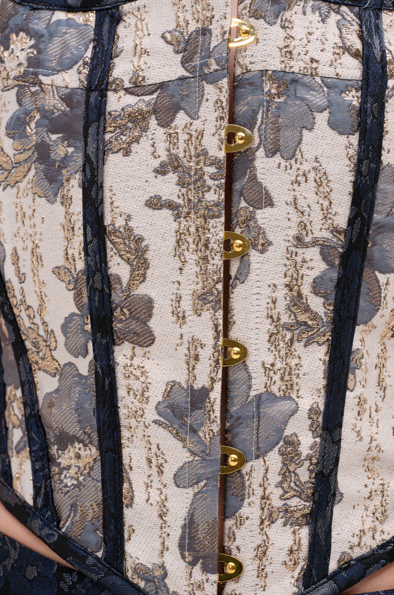 WON'T STOP MOVING BROCADE CORSET - Image 9