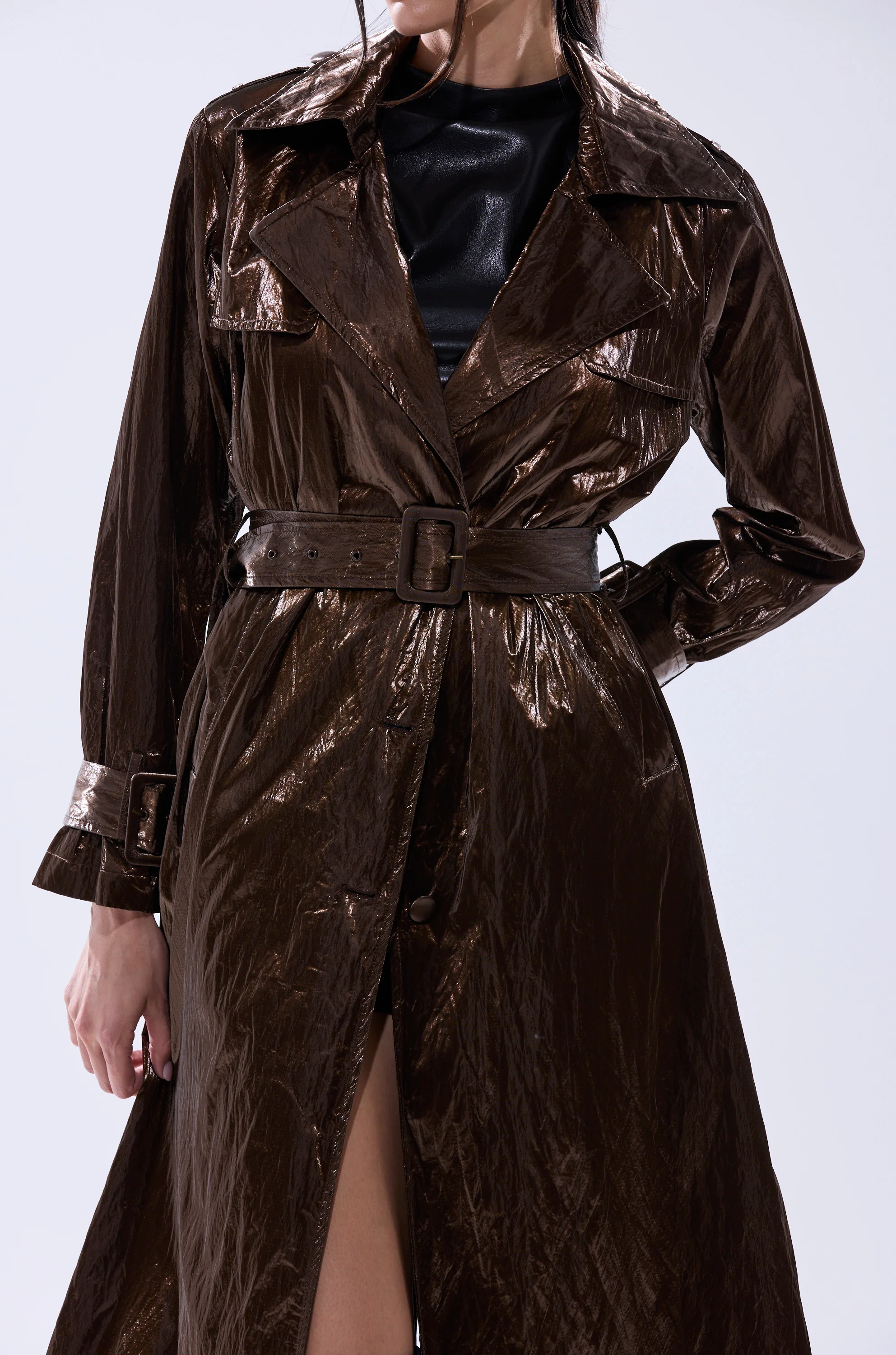 WORK OF ART METALLIC TRENCH - Image 10