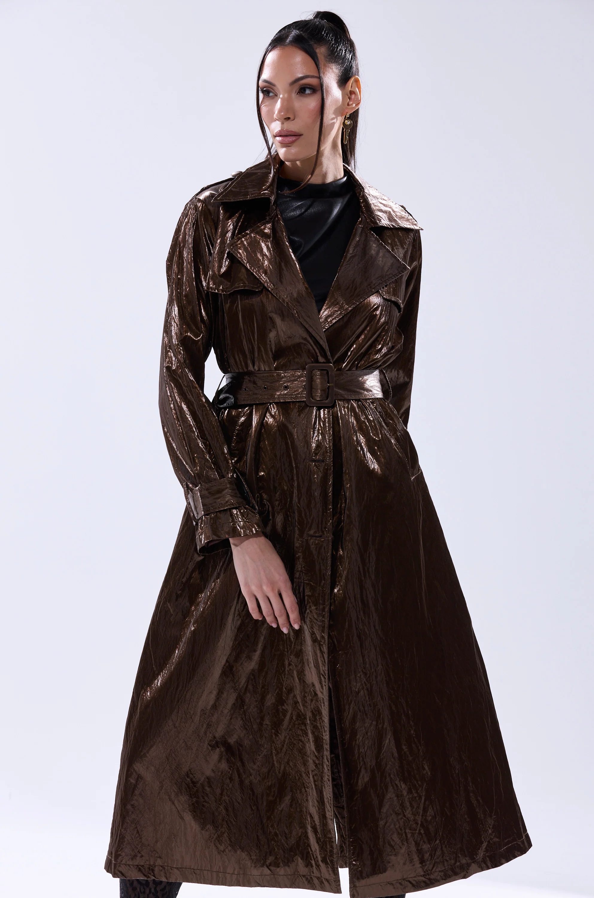 WORK OF ART METALLIC TRENCH - Image 2