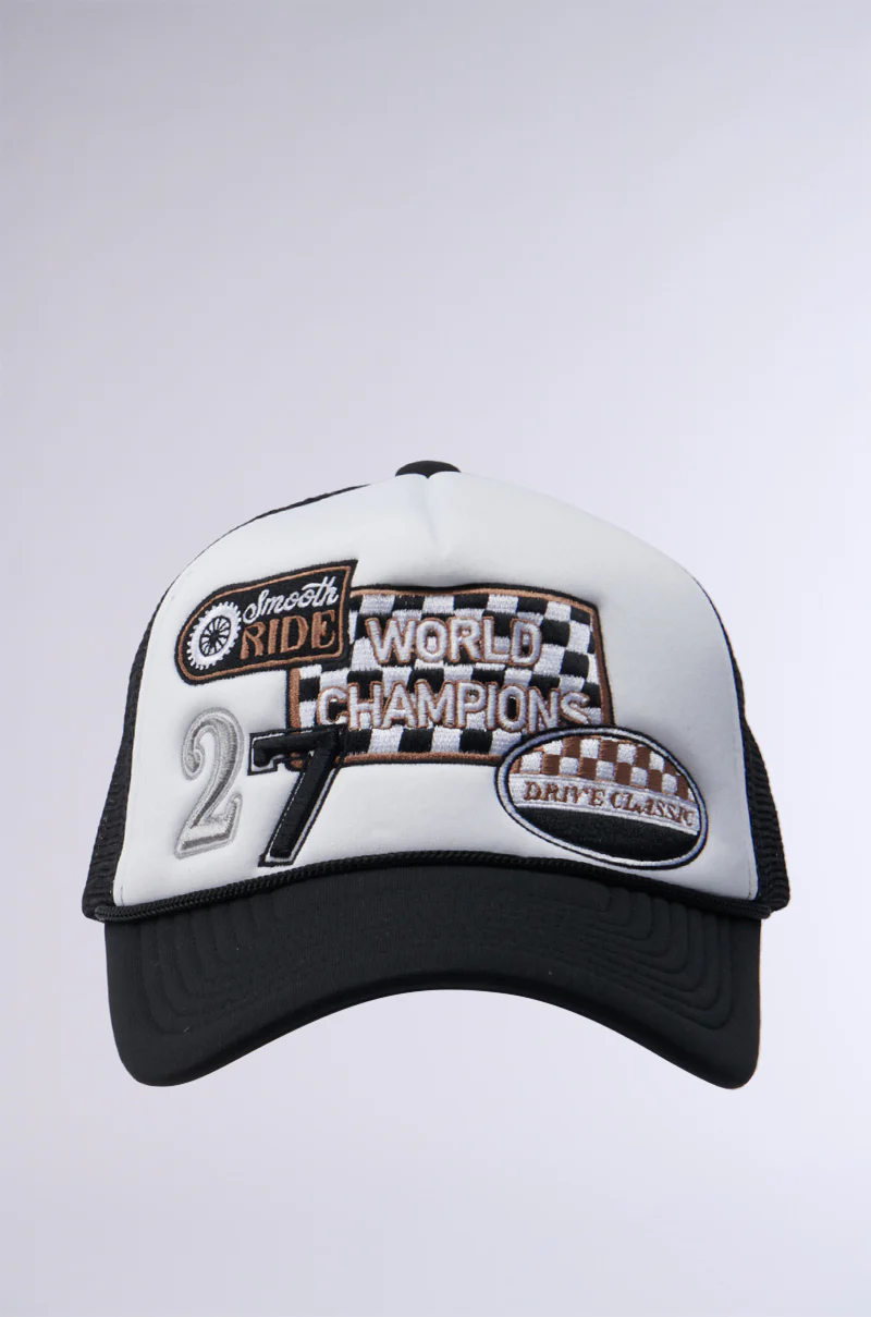 WORLD CHAMPS PATCH TRUCKER HAT - Image 3