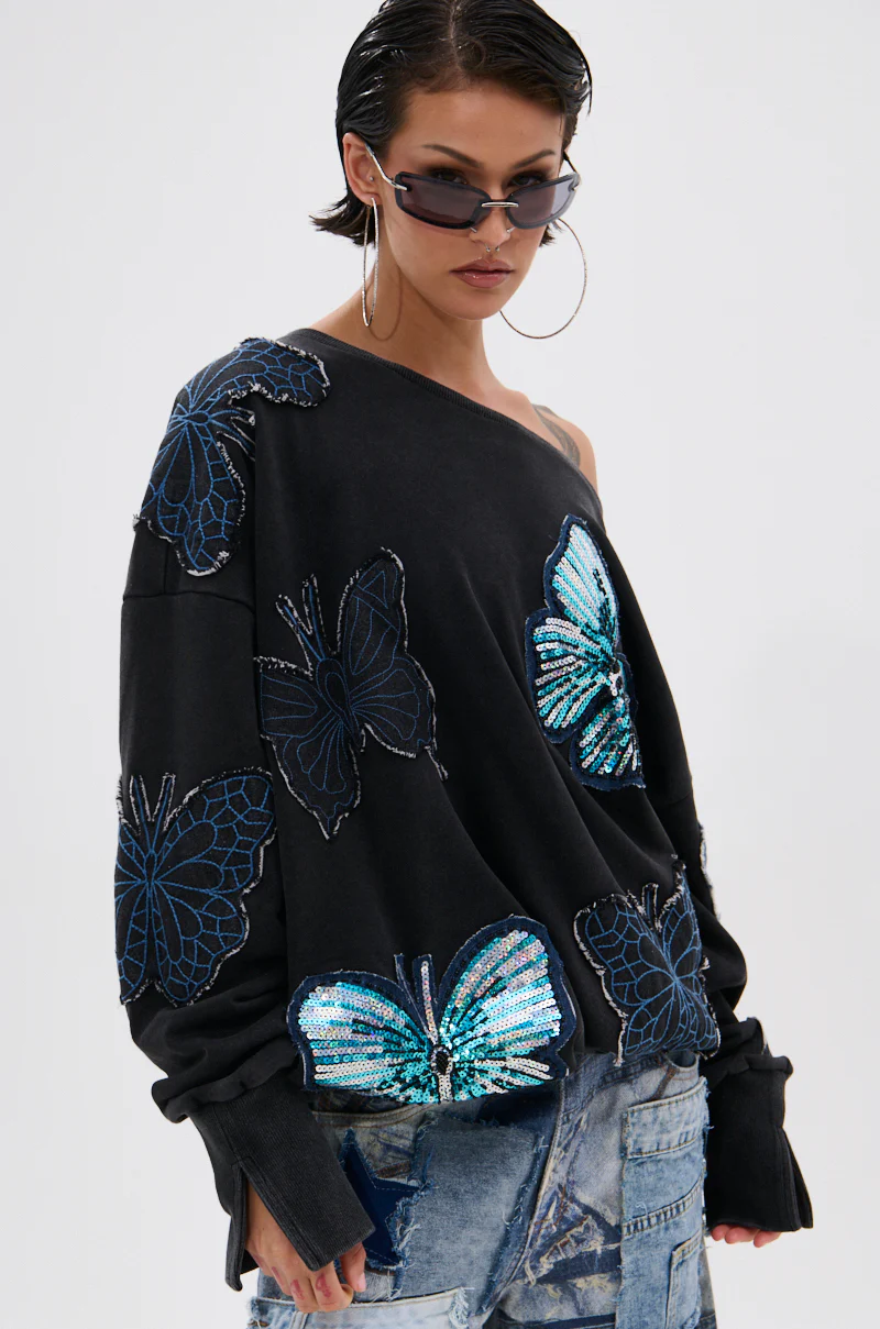 WORLD'S BEST EX GIRLFRINED OVERSIZED SWEATSHIRT - Image 3
