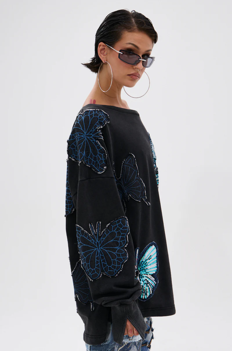 WORLD'S BEST EX GIRLFRINED OVERSIZED SWEATSHIRT - Image 4