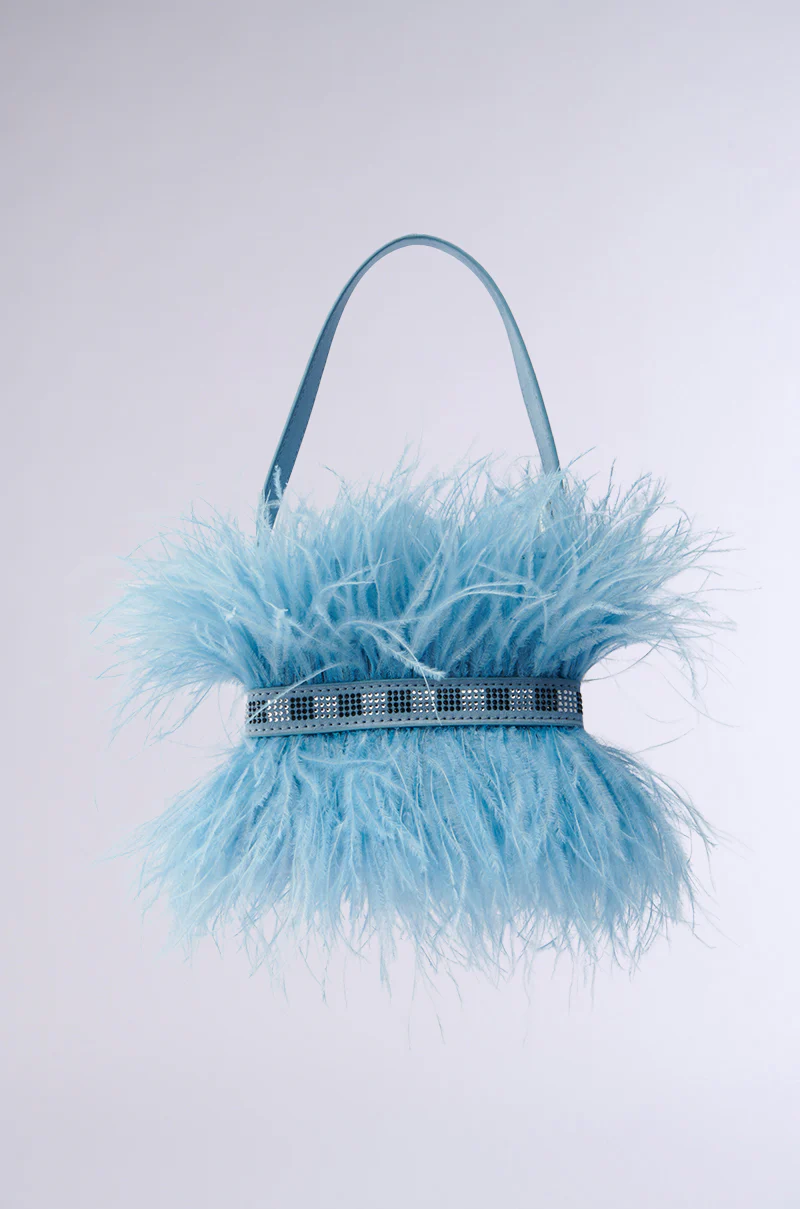 WORTH IT ALL FEATHER PURSE - Image 2
